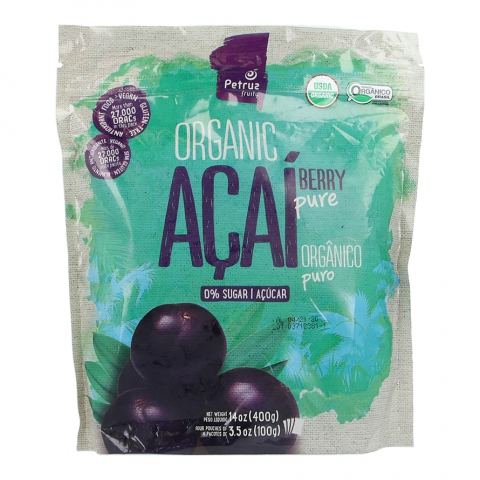 有机Acai阿萨伊浆果果泥（两款，Açaí+Guarana/Preminum Berry，100g/袋，400g）