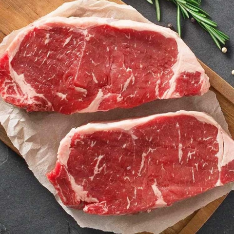 专业首选--安格斯3A级牛扒 真空独立包装 (约5磅8块)