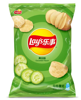 乐事 薯片系列（岩烤海苔味，黄金炒蟹味，小龙虾味，黄瓜味）80g/袋