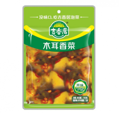 吉香居 泡菜系列 （木耳榨菜、麻辣三丝、黄花什锦）180g/袋*2