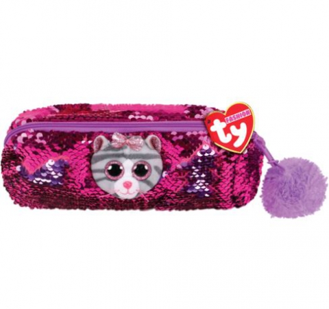 TY 美国大眼玩偶 亮晶笔袋