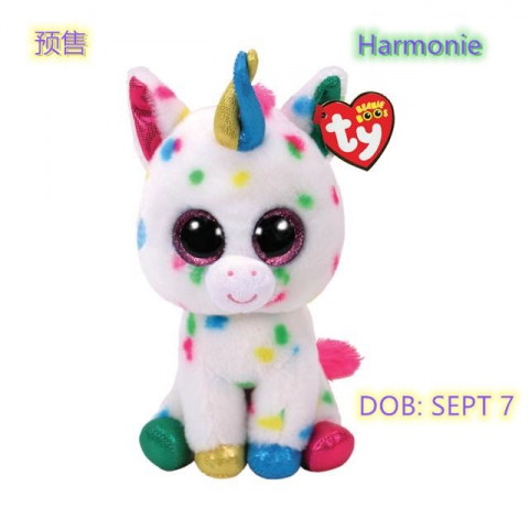 TY 美国大眼玩偶 6 寸 Unicorn 独角兽大集合