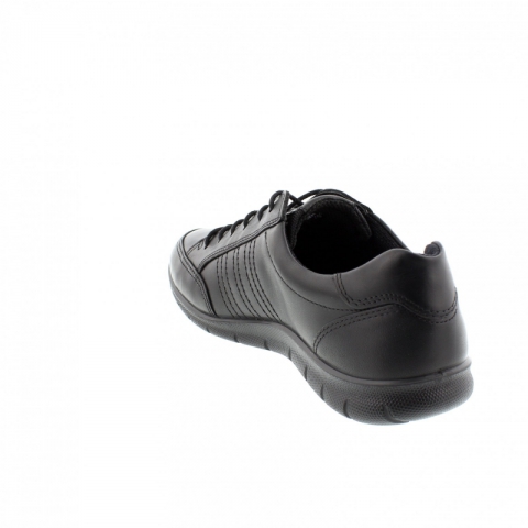 ECCO爱步 女士BABETT优质柔软真皮休闲鞋 舒适步行鞋-黑色