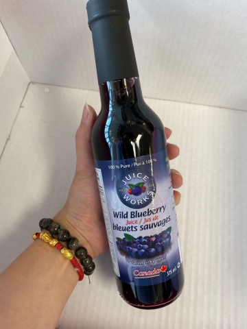 爱德华王子岛野生蓝莓汁 375ML*2