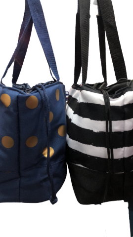 日用原点和条纹2款抽带式午餐便当包