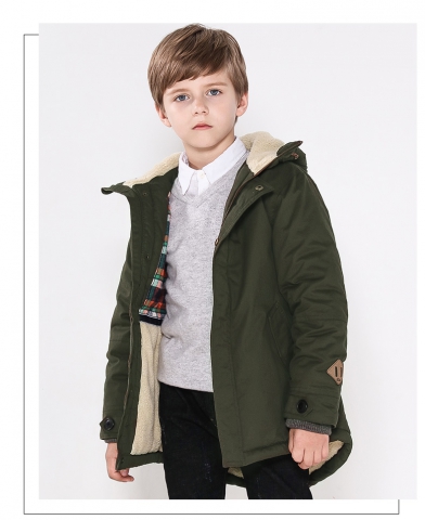 SOLOCOTE 男童全棉保暖棉外套 #170765