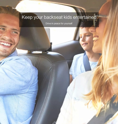 汽车后座头枕手机安装支架