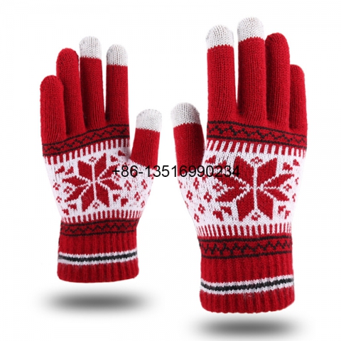 保暖触屏手套
