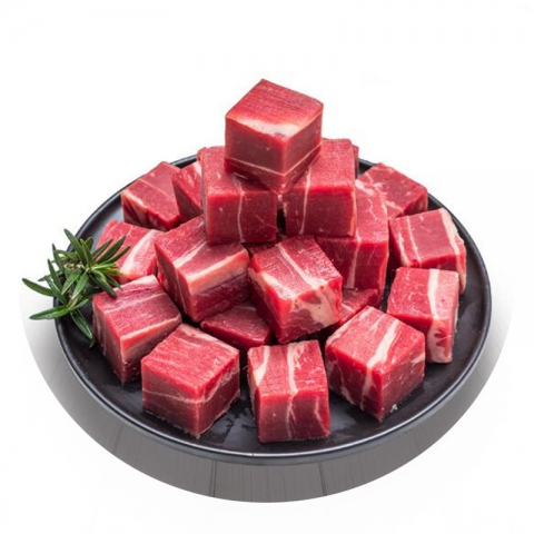 【麻辣拼团】上等 有根牛腩切块  (约2磅/盒)