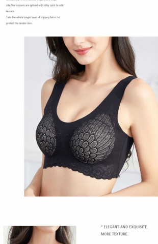 【跳楼价清仓】恕不退换 泰国乳胶内衣2件 抑螨内衣 无钢托 背心式内衣 运动内衣 蕾丝内衣