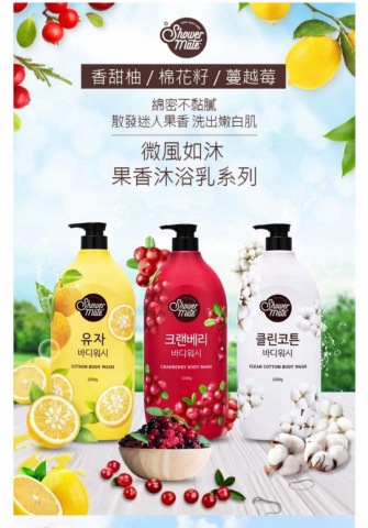 韩国SHOWER MATE果香沐浴露