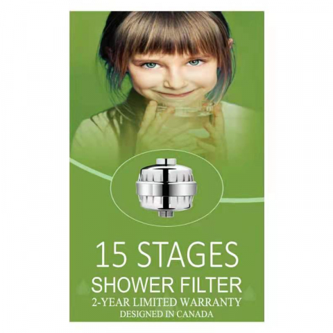 【AirTree】15层过滤滤芯 15 STAGES SHOWER FILTER 2-YEAR LIMITED WARRANTY（活动期间免费包邮）