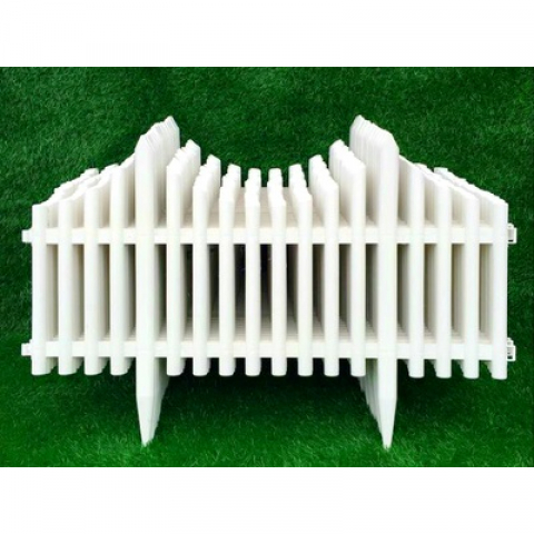白色PVC塑料栅栏小篱笆