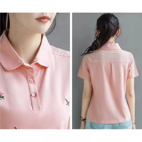 啄木鸟POLO翻领短袖T恤纯棉上衣