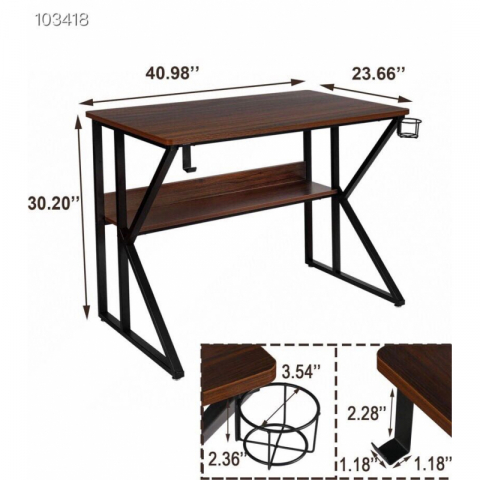 清仓特价【双层K型学习桌】