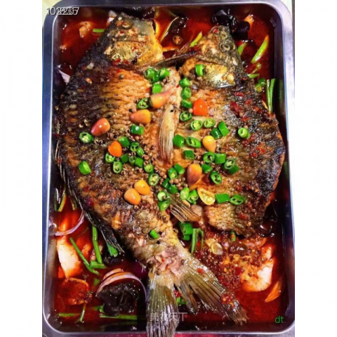 【清仓特价，不退不换】麻辣烤鱼 1.3公斤/盒