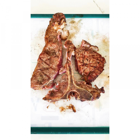 草饲无激素小嫩牛T骨牛排 1箱 5块 10-12oz