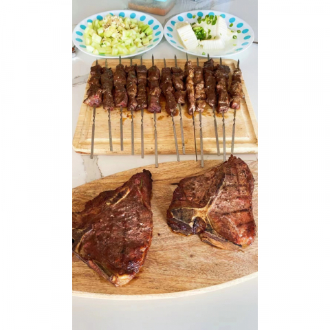 草饲无激素小嫩牛T骨牛排 1箱 5块 10-12oz