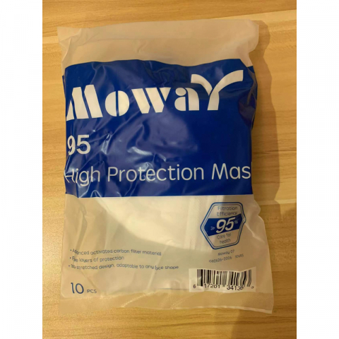 新款Mowa KN95口罩 $13.99/5包，一包10片装（买四包送一包）