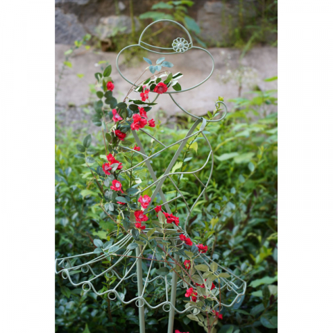 美女模特造型铁艺爬藤架