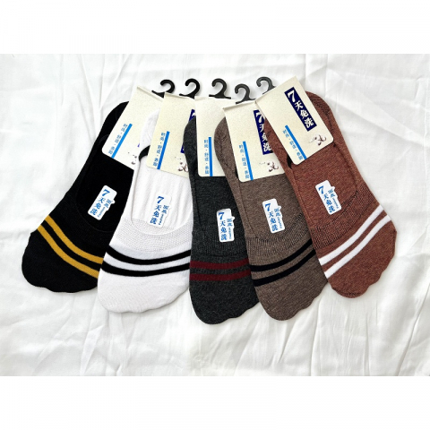 22年爆款精品男袜 不掉跟防滑隐形袜