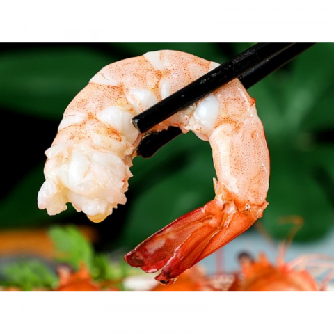 单冻顶级 南美白虾 4磅/盒 2盒