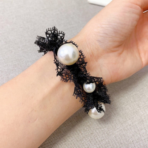 超值16根高颜值珍珠发圈 头绳 经典简约百搭一包16根