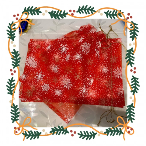 大特价买3送2 10.99得5个 新品 大号圣诞礼物袋 约26cm*38cm  3个一组