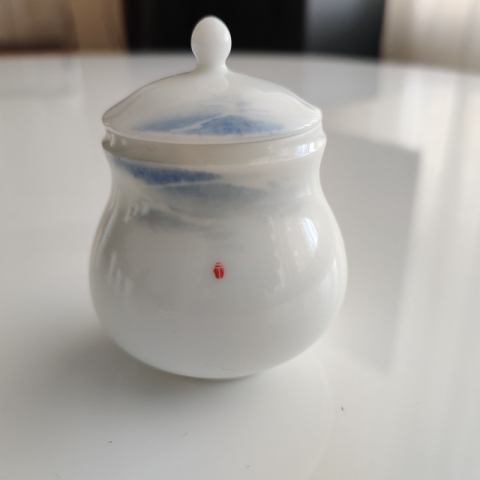 玉泥写意茶具 艺术家手绘