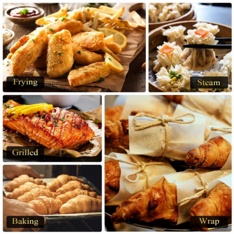 超级推荐 本色烘焙烤盘纸 硅油纸 一盒100张 2种size可选