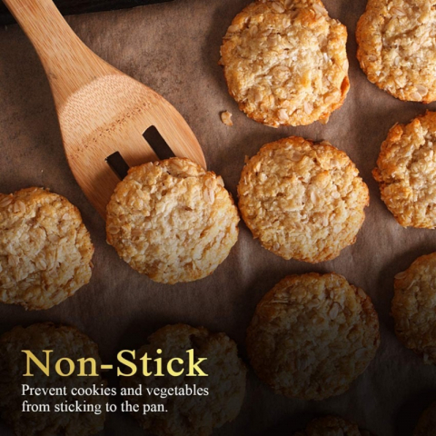 超级推荐 本色烘焙烤盘纸 硅油纸 一盒100张 2种size可选