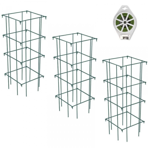 方形折塔铁番茄架100*30cm
