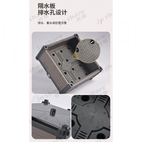 圆顶种植箱加深高190cm(带轮)