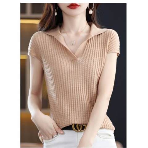 羊毛混纺POLO领衫