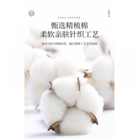 5条/盒洁丽雅一次性纯棉内裤男款白色