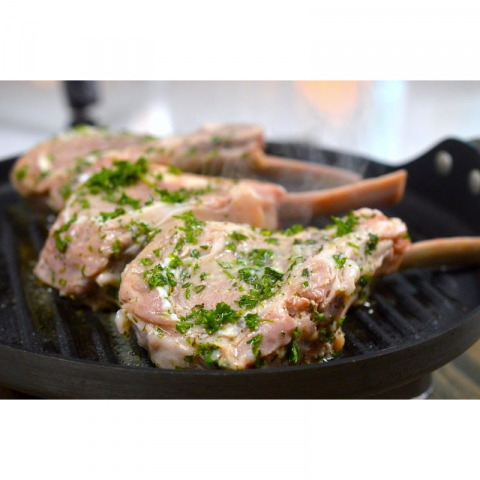 金筷子 4片装小牛战斧10oz