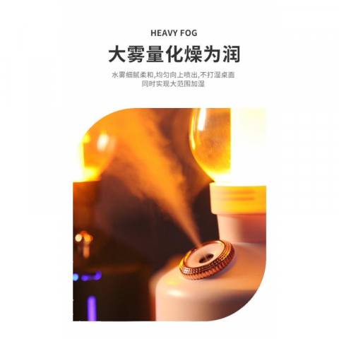 新款无线复古时光灯加湿器（可加香薰）