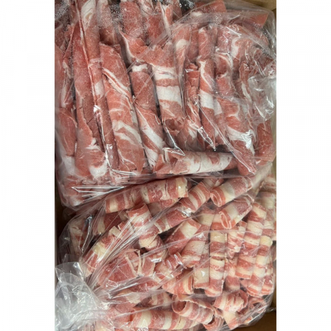 雪花肥牛卷臻品羊肉卷 4磅