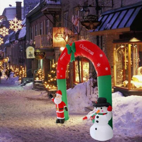 2.4米带灯圣诞拱门