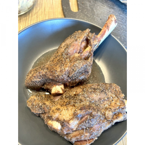 Sous Vide全熟烤羊腿 2lbs