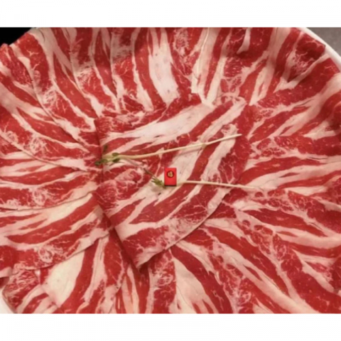 BERETTA全自然臻品雪花肥牛片 4磅