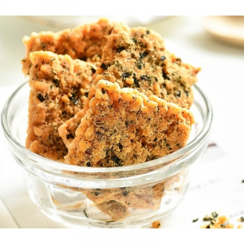 新品上市：海苔肉松味/烧烤肉松味锅巴 4包