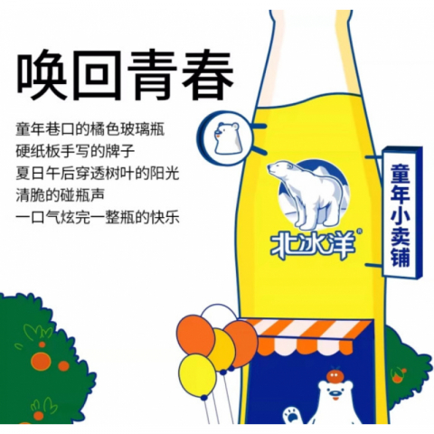 北冰洋桔子味汽水 2箱