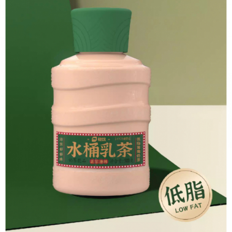 初饮：水桶乳茶震撼上市 5瓶