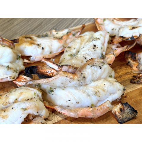 蒜香烤大虾