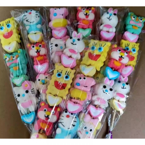 好吃好玩卡通棉花糖 10支