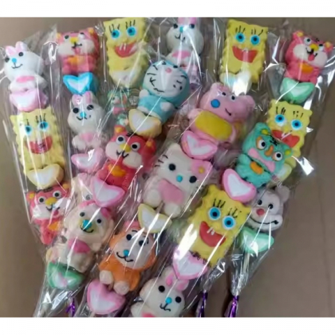 好吃好玩卡通棉花糖 10支