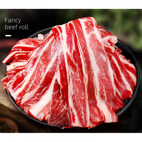 全自然韩式雪花肥牛片