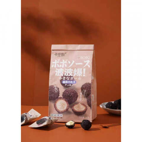 卡仕伽零食系列爆浆曲奇小丸子165g/包